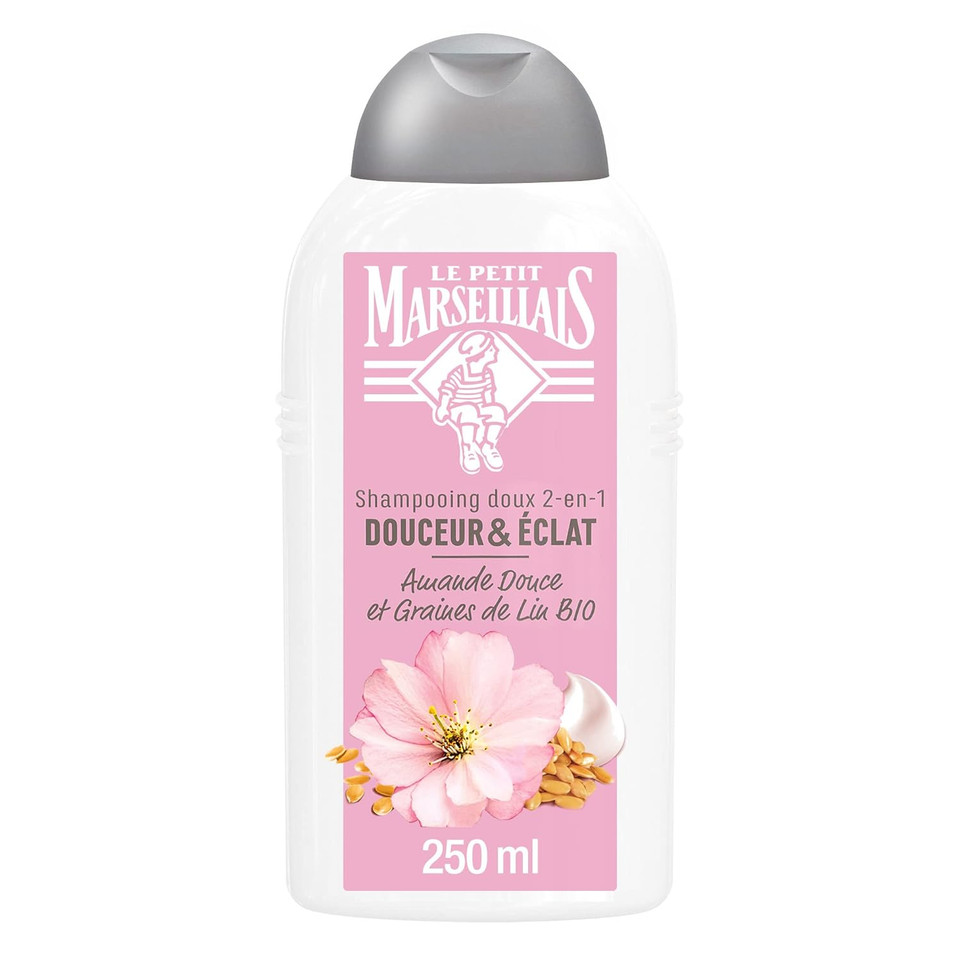 Le Petit Marseillais 2 In 1 Shampoo Moisturize And Shine Almond And Linseed Bio