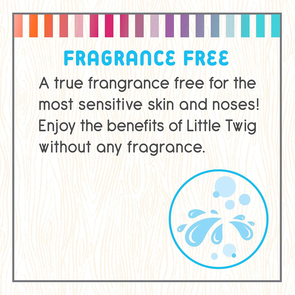 Little Twig Fragrance-Free Shampoo, Hair Shampoo With Natural Plant Derived Formula, Vegan, Gluten-Free, Perfect For Newborns, 8.5 Fl. Oz