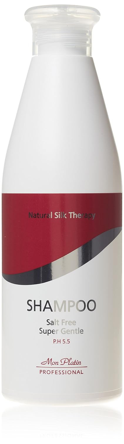 Mon Platin Natural Silk Therapy Shampoo - 400 Ml Super Gentle Shampoo For Straightened Hair - Sulfate And Salt Free Shampoo For Keratin Treated Hair - Maximum Nourishment, Protection, And Revitalizing