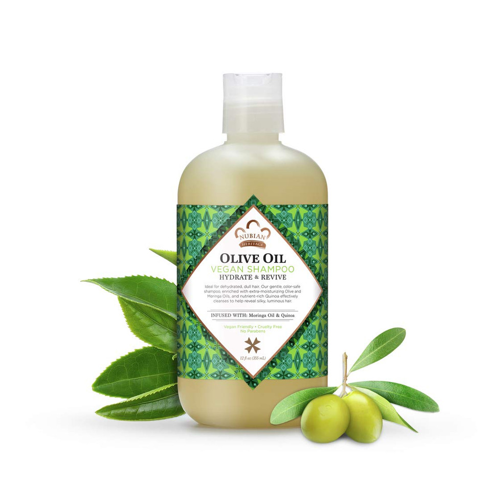 Nubian Heritage Shampoo For Dry Hair Olive Oil Hydrate And Revive 12 Oz Nubian Heritage Shampoo For Dry Hair Olive Oil Hydrate And Revive 12 Oz