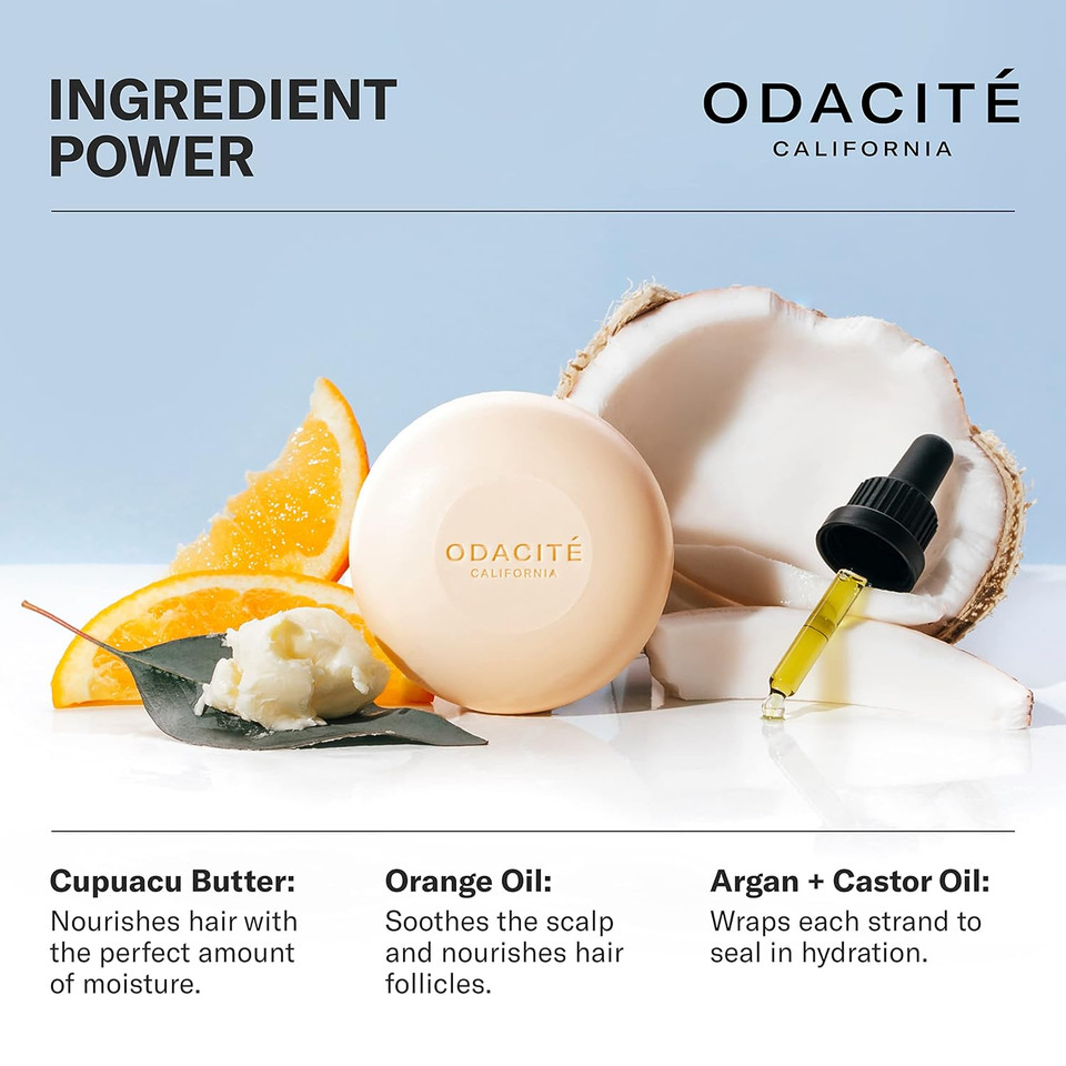 Odacite Odacitã£Â© Shampoo Bar For Hair Care - Argan & Coconut 552M Natural Soap Bar - Cleansing Shampoo To Hydrate & Moisturize Skin 3.7Oz