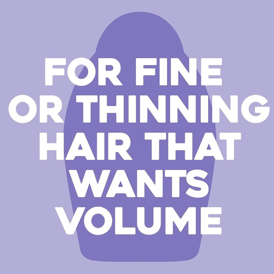 Ogx Thick & Full + Biotin & Collagen Volumizing Shampoo For Thin Hair, Thickening Shampoo With Vitamin B7 & Hydrolyzed Wheat Protein, Paraben-Free, Sulfate-Free Surfactants, 13 Fl Oz