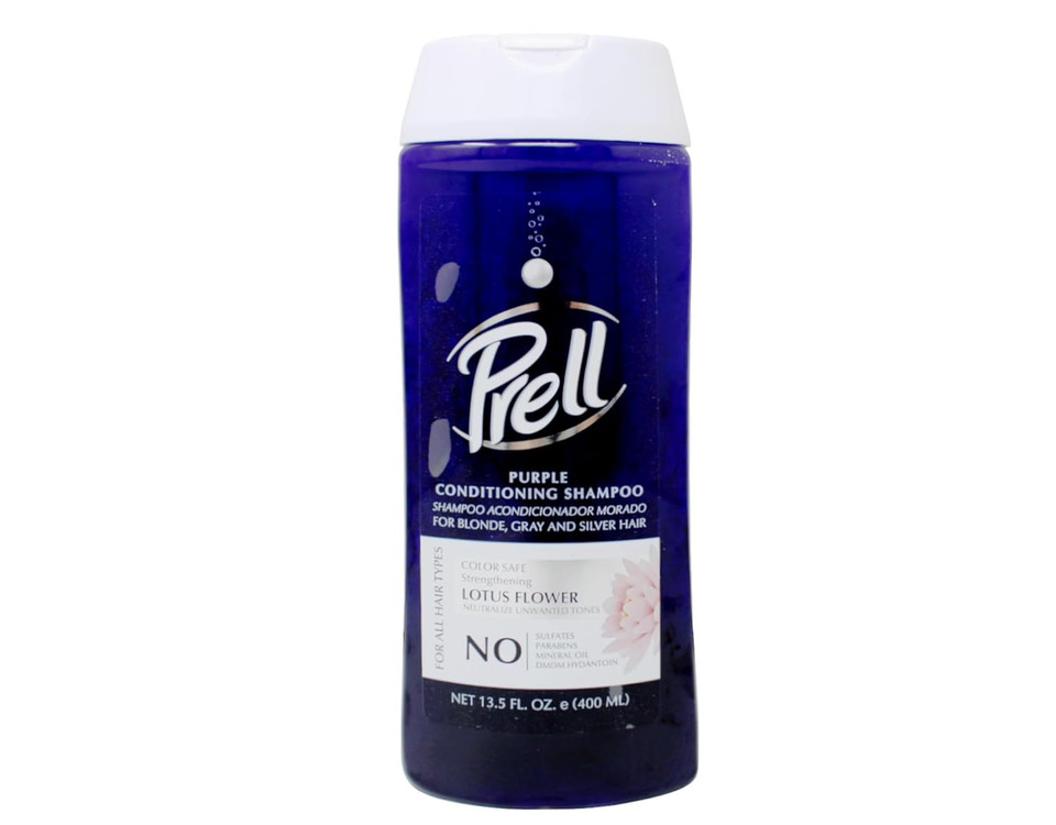 Prell Lotus Flower Color Safe Strengthening Purple Conditioning Shampoo For All Hair Types, 13.5 Fl.Oz (Pack Of 2)