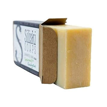 Siliski Soaps Simple Skincare Shampoo Bar, All Natural, Vegan And Palm Free - Spearmint + Eucalyptus, 4.5 Oz