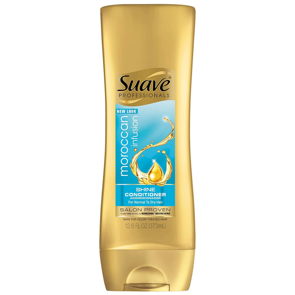 Suave Shine Shampoo And Conditioner Moroccan Infusion With Argan Oil 12.6 Oz,12.6 Fl Oz (Pack Of 6)