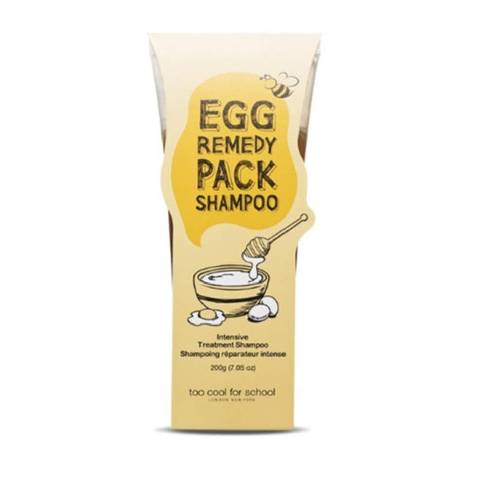 Too Cool For School Egg Remedy Pack Shampoo - Essential Proteins, For Dry And Damaged Hair