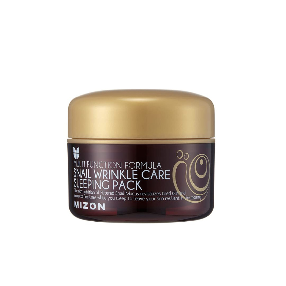 [Mizon] Snail Wrinkle Care Sleeping Pack 80Ml / Night Treatment Pack