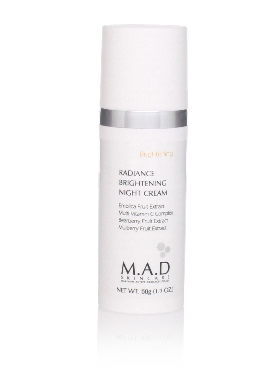M.A.D Skincare Brightening Radiance Brightening Night Cream, 50G (1.7Oz)