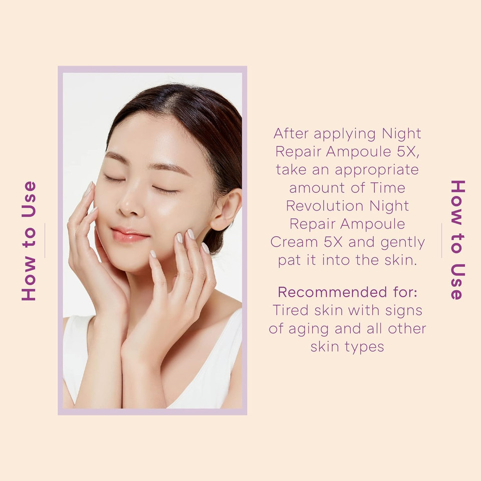 Missha Time Revolution Night Repair Ampoule Cream (5Th Gen) 50Mlnight Repair Ampoule Cream 5X