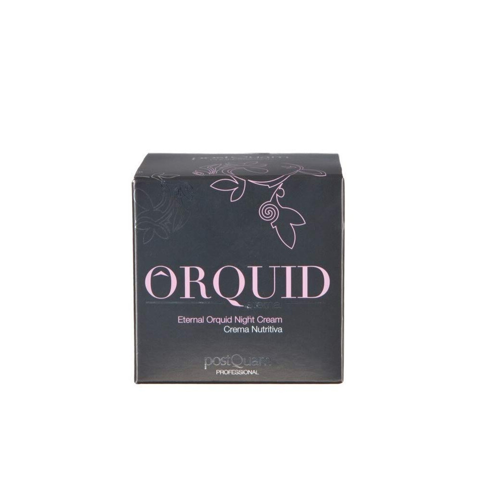 Postquam Professional Eternal Orchid Night Cream 50Ml - Hyaluronic Acid And Orchid Extract - Combines Peptides And Floral Extracts
