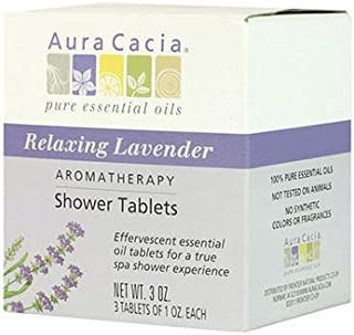 Shower Tablets Relaxing Lavender, 3 Oz.- 3 Tablets Of 1 Oz. Each