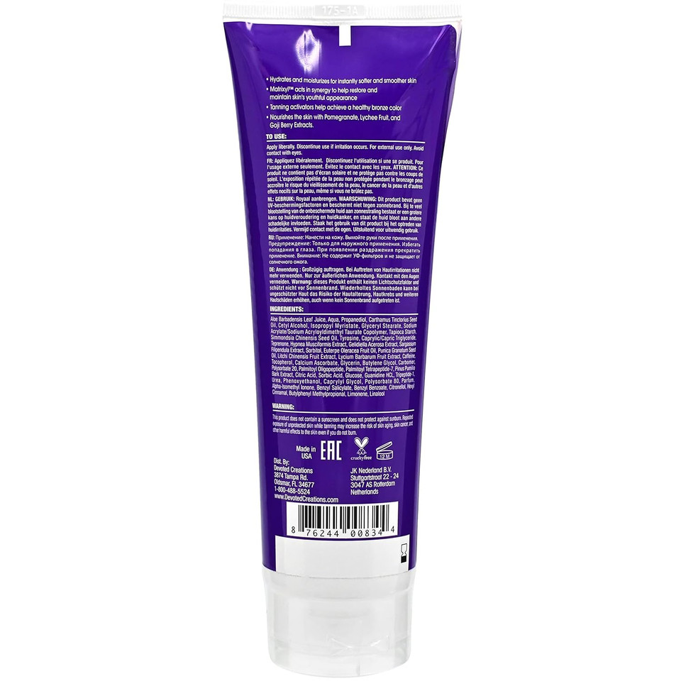 Collagenetics 2-In-1 Red Light Therapy Prep & Tanning Lotion - 9 Oz