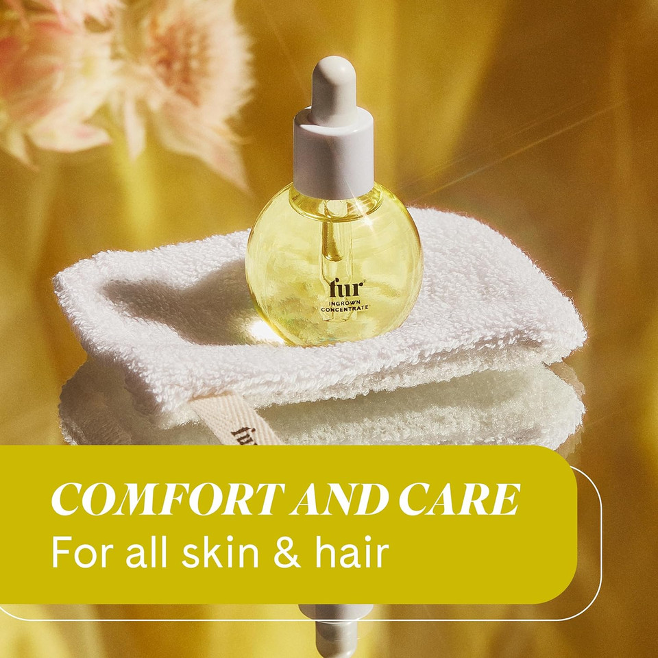 Fur Ingrown Concentrate: Exfoliating Oil Kit For Your Hair And Skin To Smoothe, Soothe, And Treat Ingrown Hairs - O.5Fl Oz