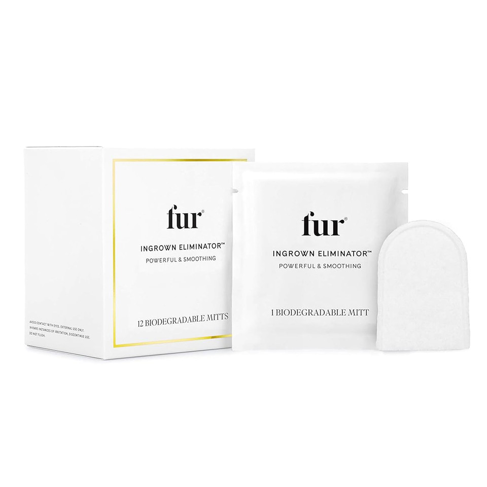 Fur Ingrown Eliminator- Post Hair Removal Care To Soothe Irritation And Eradicate Bumps - 12 Wipes