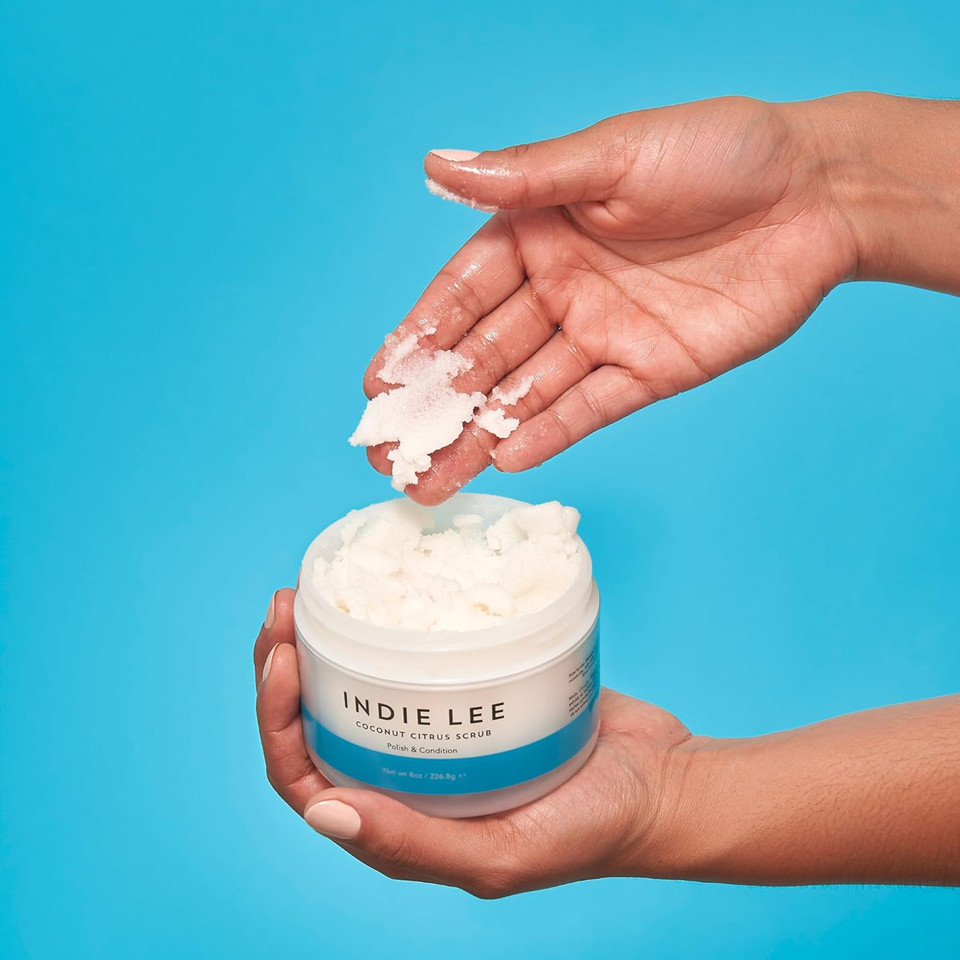 Indie Lee Citrus & Coconut Body Scrub - Hydrating Body Exfoliator & Sugar Scrub With Coconut Oil + Jojoba Oil For Dry Skin - All Over Lemon, Vanilla & Lemongrass Exfoliating Scrub (8Oz) Indie Lee Citrus & Coconut Body Scrub - Hydrating Body Exfoliator & Sugar Scrub With Coconut Oil + Jojoba Oil For Dry Skin - All Over Lemon, Vanilla & Lemongrass Exfoliating Scrub (8Oz)