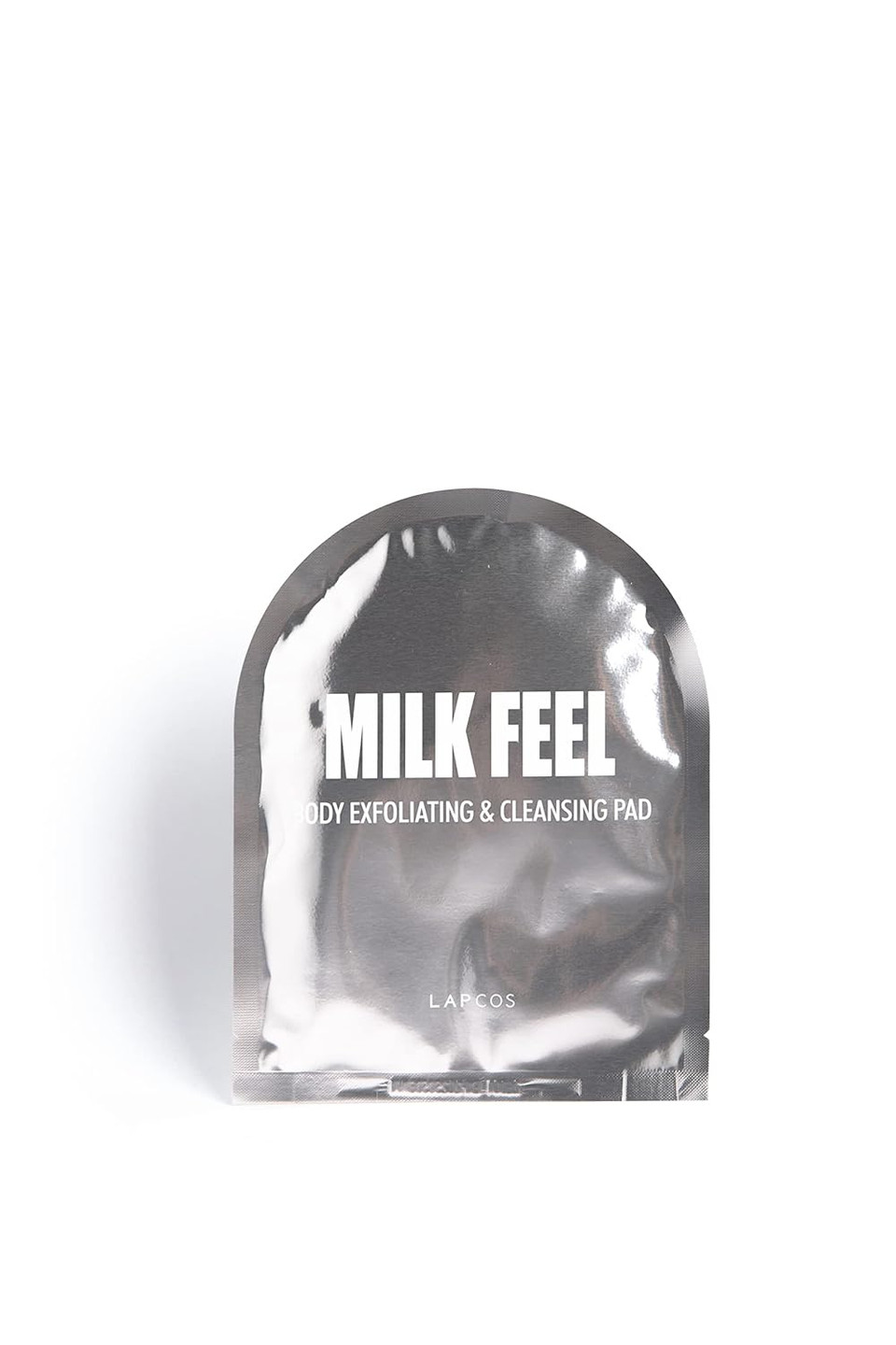 Lapcos Milk Feel Body Exfolator, Single Use Mitt To Remove Dead Skin And Cleanse, Deep Exfoliation For Arms, Legs And Body, Aha & Bha Hydrody Acids For Peeling Effect To Reveal Smooth Skin (1 Pack)1 Pack