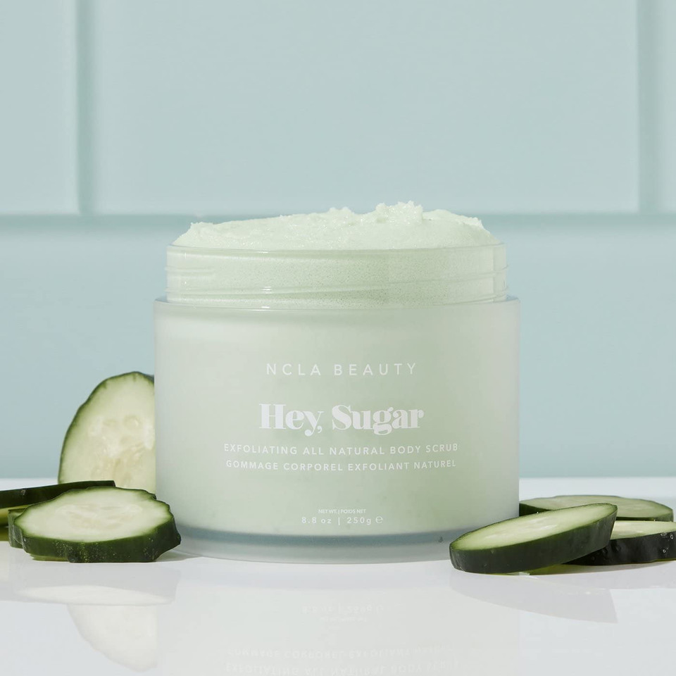 Ncla - Hey, Sugar Natural Body Scrub | Clean, Natural, Non-Toxic Beauty (Cucumber)