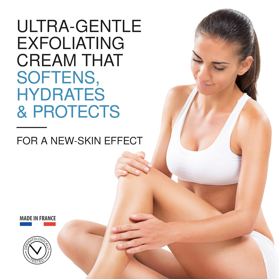 Uriage Body Scrubbing Cream 6.8 Fl.Oz. | High-Tolerance Exfoliating Treatment That Effectively Removes Dead Skin While Softening And Hydrating | Scrub For All Skin Types, Sensitive Ones
