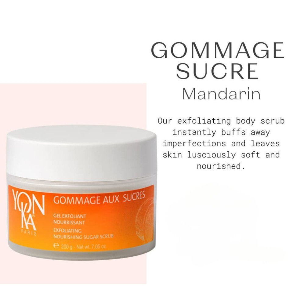 Yon-Ka Mandarin Sugar Scrub, Exfoliating Body Scrub With Brown Sugar And Sunflower Oil, Gentle Natural Ingredients Hydrate And Moisturize Dry Skin, Sweet Orange And Citrus Scent (200G) Yon-Ka Mandarin Sugar Scrub, Exfoliating Body Scrub With Brown Sugar And Sunflower Oil, Gentle Natural Ingredients Hydrate And Moisturize Dry Skin, Sweet Orange And Citrus Scent (200G)