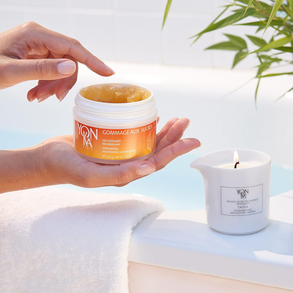 Yon-Ka Mandarin Sugar Scrub, Exfoliating Body Scrub With Brown Sugar And Sunflower Oil, Gentle Natural Ingredients Hydrate And Moisturize Dry Skin, Sweet Orange And Citrus Scent (200G) Yon-Ka Mandarin Sugar Scrub, Exfoliating Body Scrub With Brown Sugar And Sunflower Oil, Gentle Natural Ingredients Hydrate And Moisturize Dry Skin, Sweet Orange And Citrus Scent (200G)