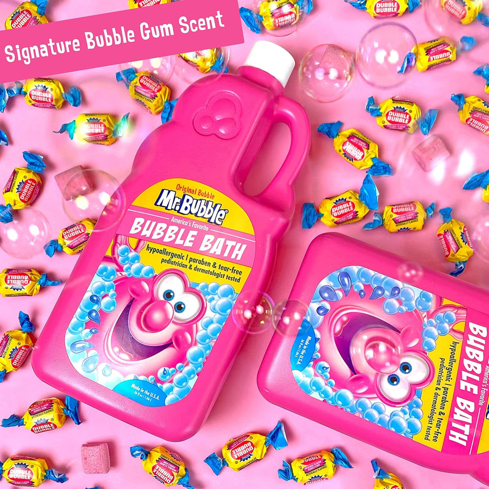 Mr. Bubble Original Bubble Bath - Hypoallergenic, Tear Free Bubble Bath Solution Makes Big Long Lasting Bubbles For Kids, Toddlers And Adults (Pack Of 2 Bottles, 36 Fl Oz Each)36 Fl Oz (Pack Of 2)