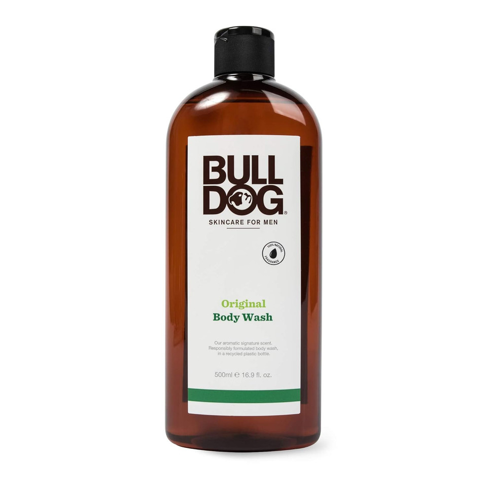 Bulldog Mens Skincare And Grooming Body Wash, Original, 16.9 Fluid Ounce