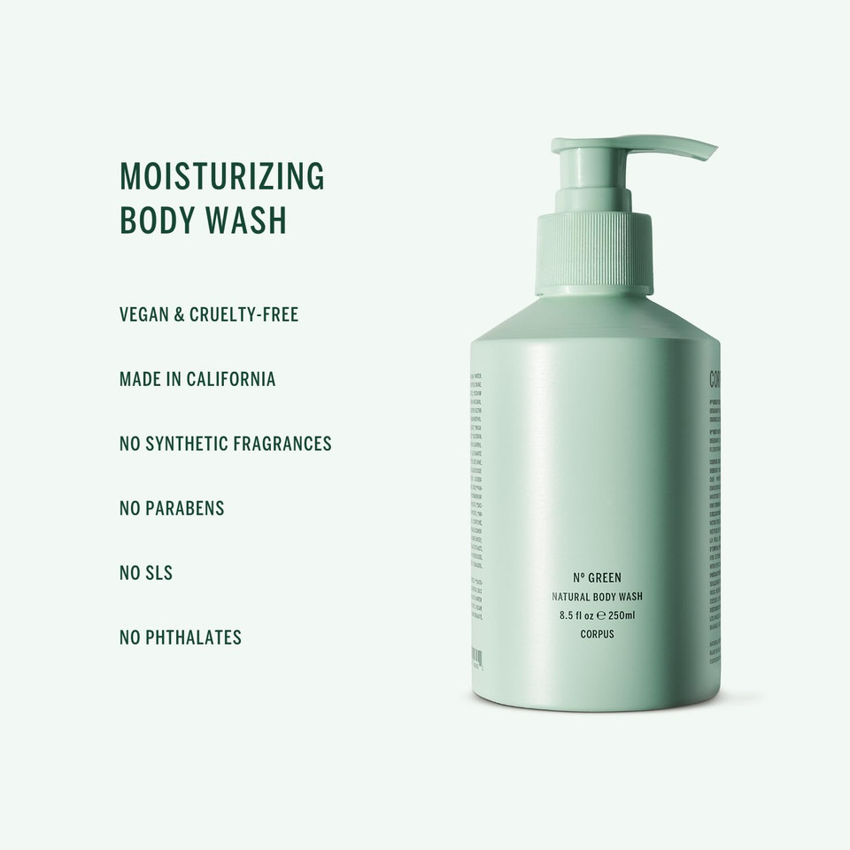 Corpus - Third Rose Natural Body Wash | Vegan, Cruelty-Free, Non-Toxic, Made In The Usa (8.5 Fl Oz | 250 G)