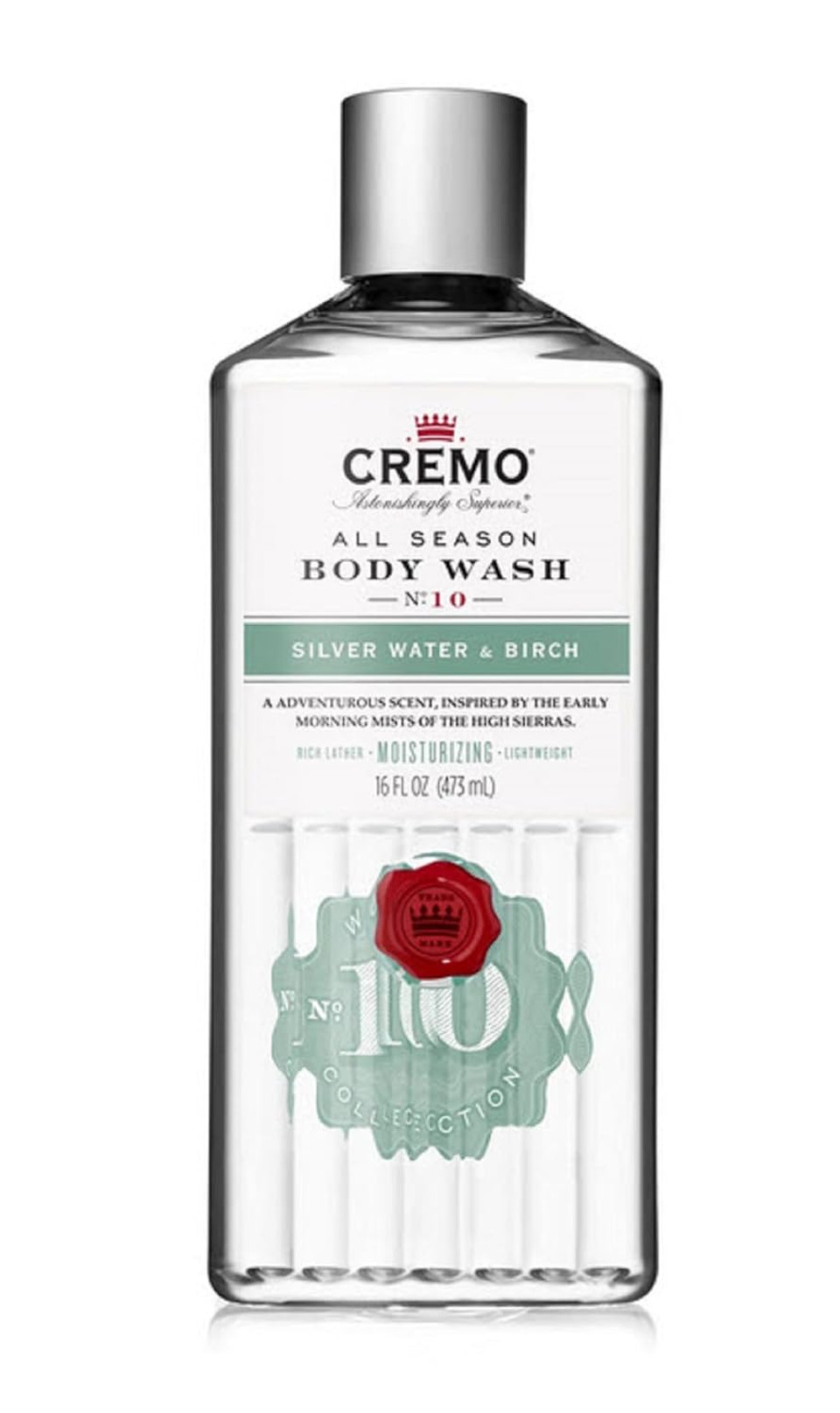 Cremo Rich-Lathering Silver Water & Birch Body Wash, A Revitalizing Combination Of Glacier-Fed Streams And White Birch 16 Fl Oz Cremo Rich-Lathering Silver Water & Birch Body Wash, A Revitalizing Combination Of Glacier-Fed Streams And White Birch 16 Fl Oz