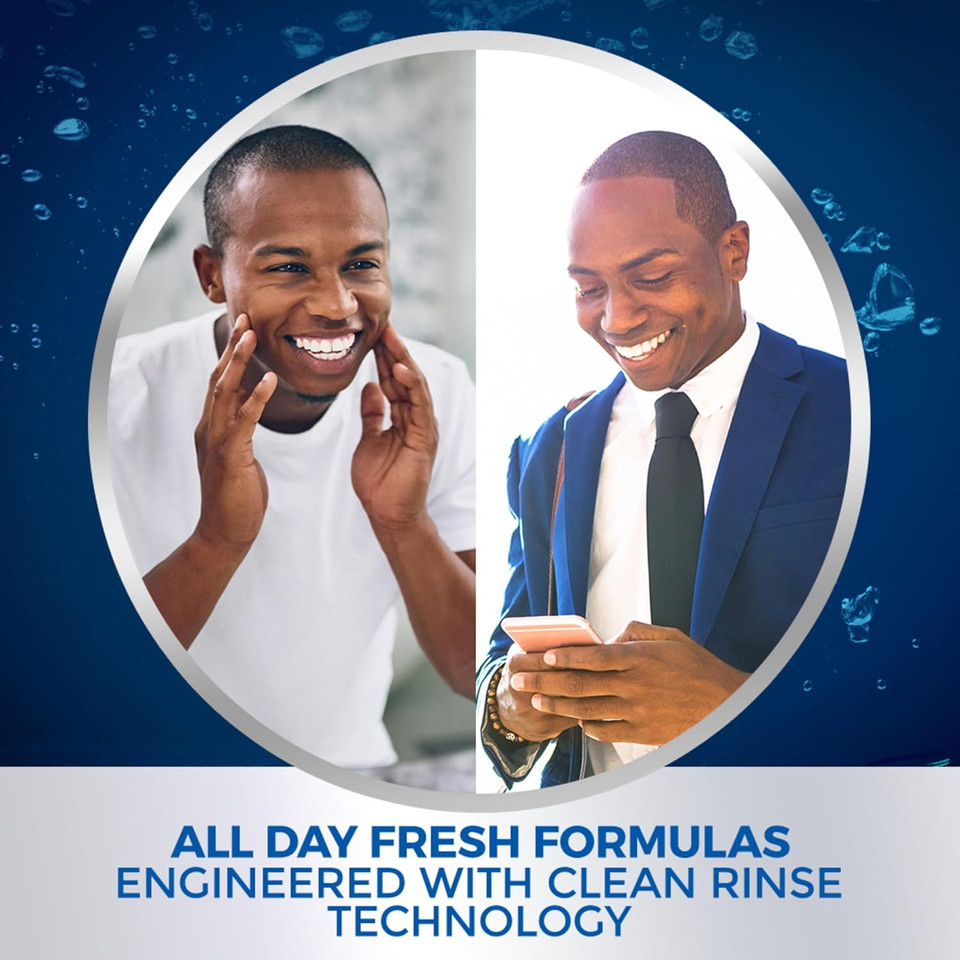 Dial Men 3In1 Body, Hair And Face Wash, Recharge, 69 Fl Oz (3-23 Fl Oz Bottles)