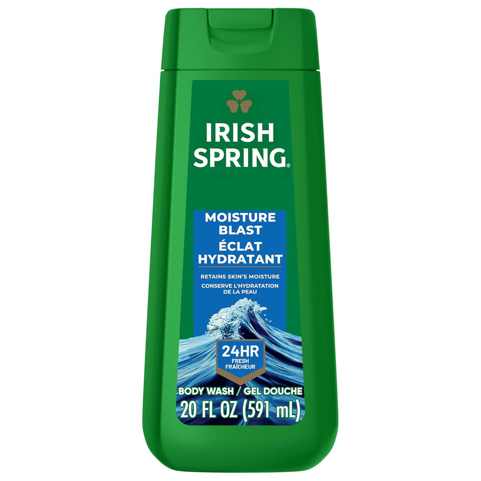 Irish Spring Moisture Blast Body Wash For Men, 20 Oz