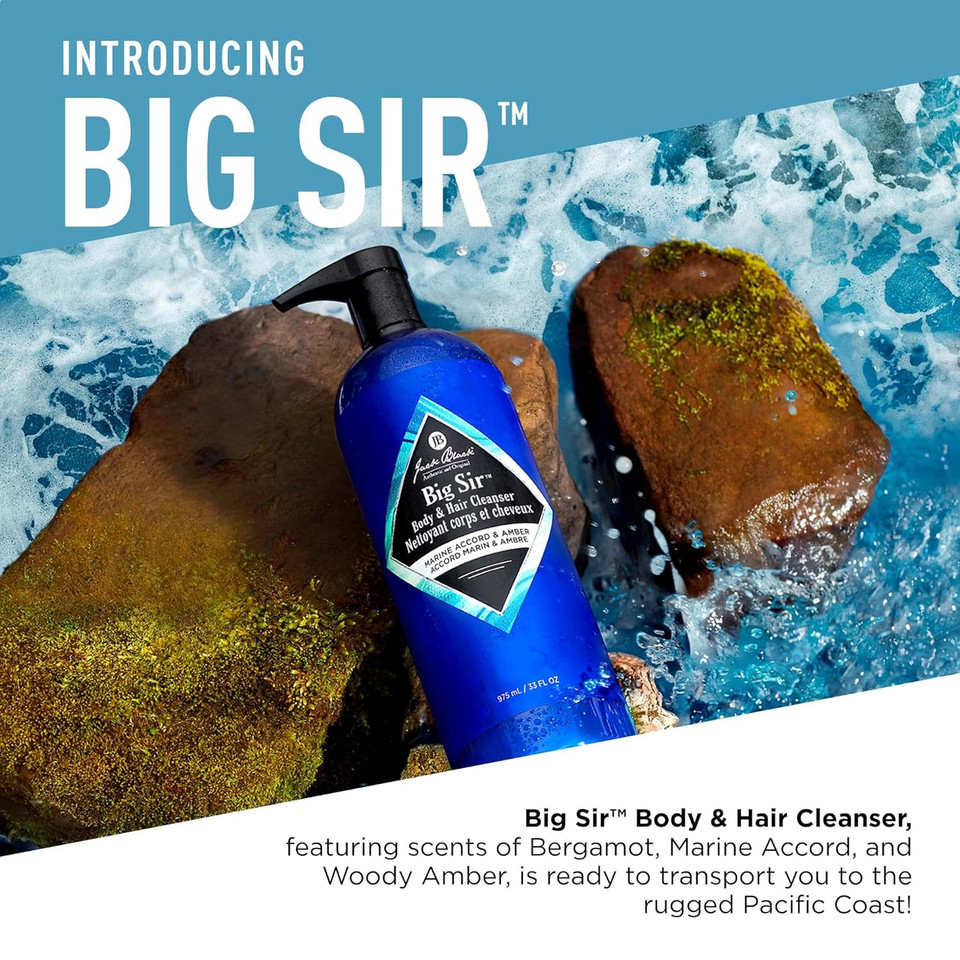 Jack Black Big Sir Hair And Body Cleanser33 Fl Oz