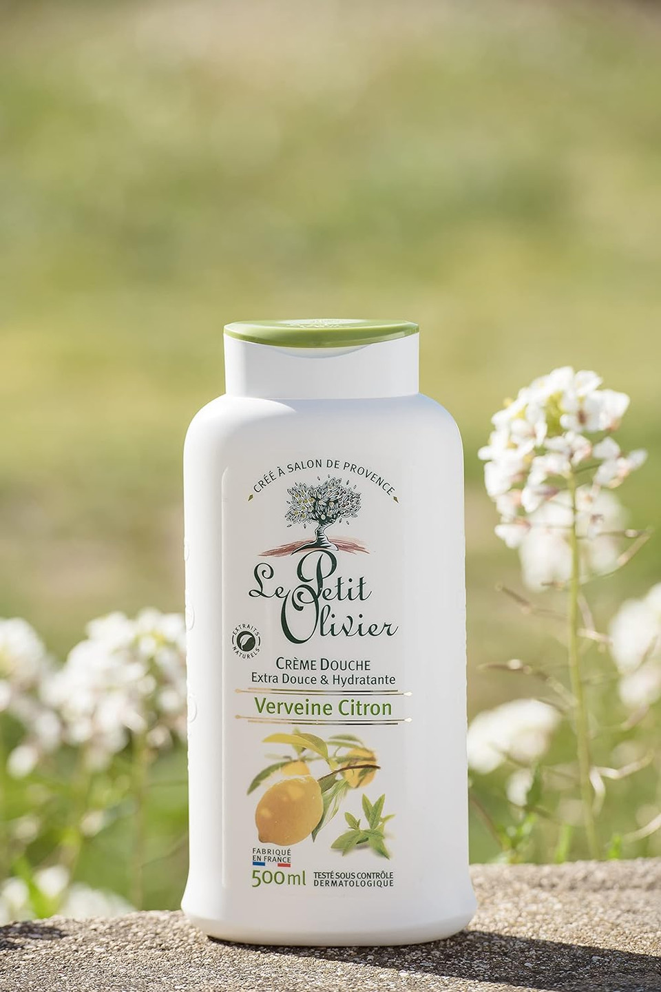 Le Petit Olivier Shower Cream - Verbena Lemon - Gently Cleanses Skin - Fresh And Moisturizing - Ph Neutral - Dermatologically Tested - Free Of Soap And Dyes - 16.9 Oz