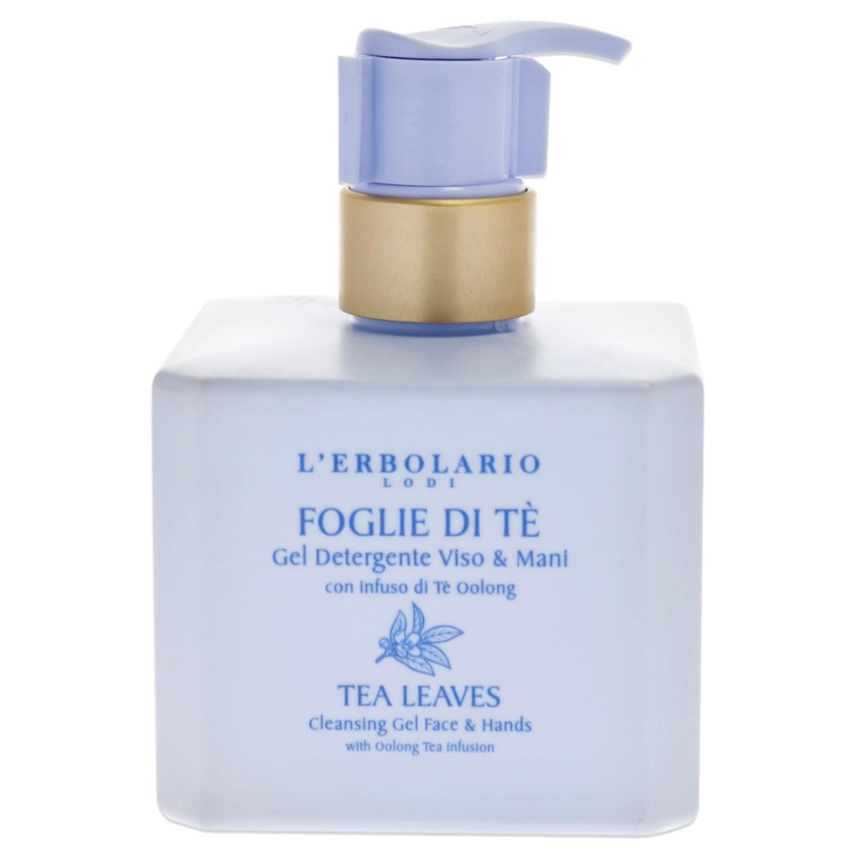 L'Erbolario Tea Leaves Shower Gel - Nourishes, Moisturizes And Protects The Skin - Refreshing Bath And Shower Foam Provides Gently Effective Cleansing - Softening And Toning Properties - 8.5 Oz