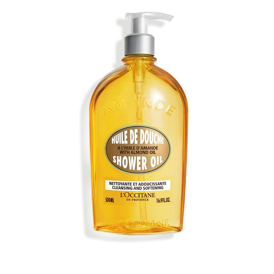L'Occitane Cleansing & Softening Almond Shower Oil, Oil-To-Milky Lather, Softer Skin, Smooth Skin, Cleanse Without Drying, With Almond Oil16.9 Fl Oz (Pack Of 1) L'Occitane Cleansing & Softening Almond Shower Oil, Oil-To-Milky Lather, Softer Skin, Smooth Skin, Cleanse Without Drying, With Almond Oil16.9 Fl Oz (Pack Of 1)