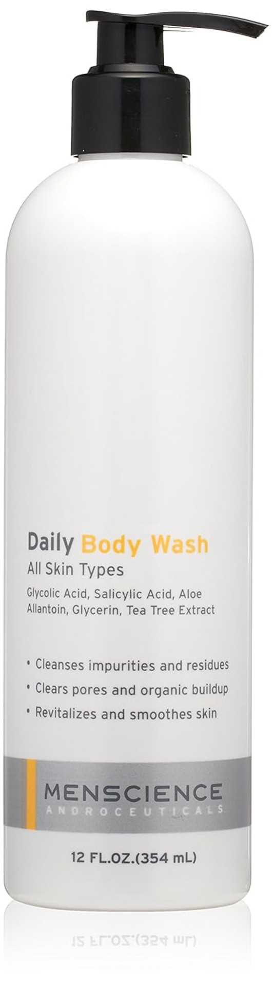 Menscience Androceuticals Daily Body Wash, 12 Fl Oz