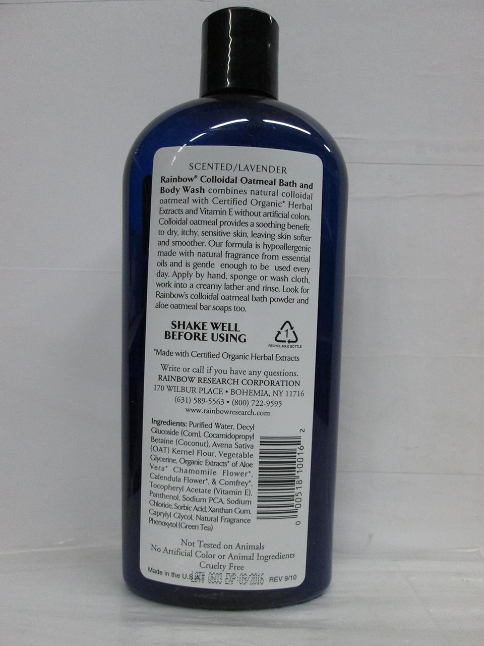 Rainbow Research Colloidal Oat Bw Lavender 12 Fz3