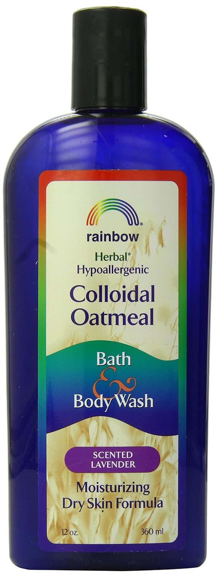 Rainbow Research Colloidal Oatmeal Bath & Body Wash, Lavender Scent - 12 Oz