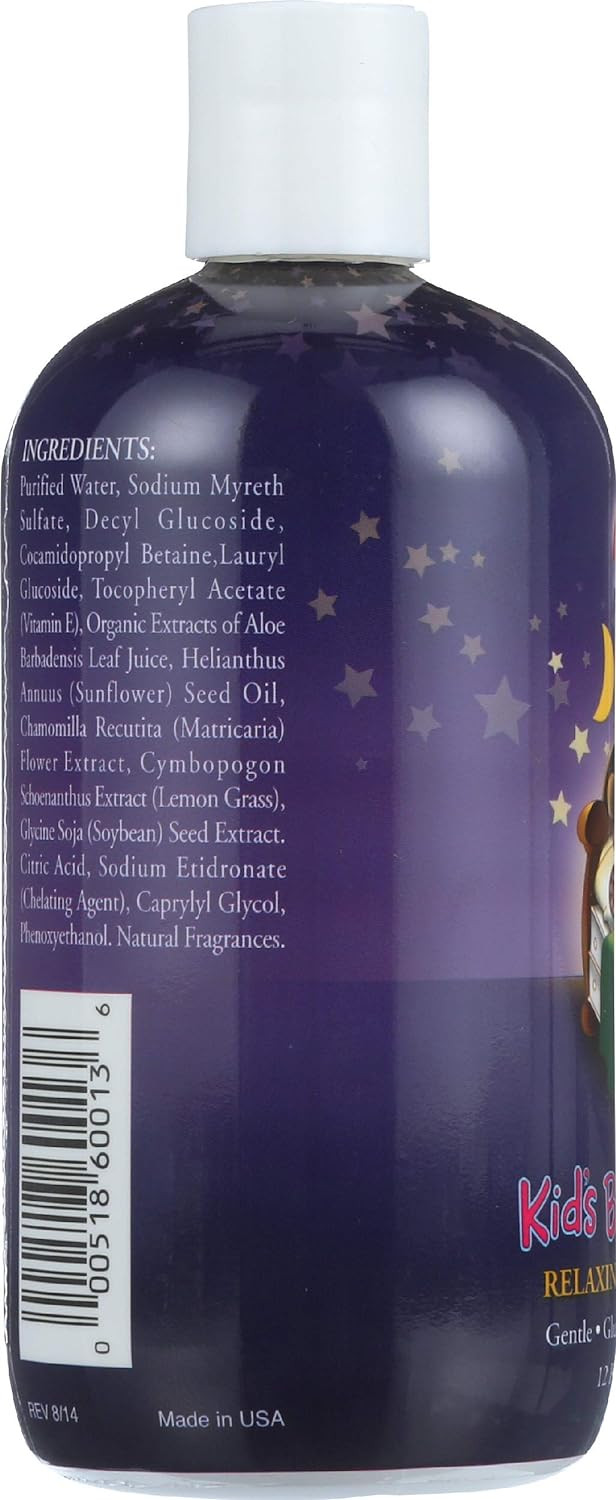 Rainbow Research Organic Sweet Dreams Herbal Bubble Bath For Kids - 12 Oz