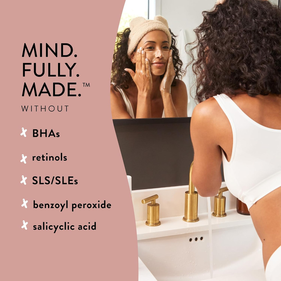 The Honest Company Honest Mama'S Gotta Glow Face And Body Wash | Pregnancy-Safe Clarifying + Exfoliating Aha Cleanser | 8 Fl Oz