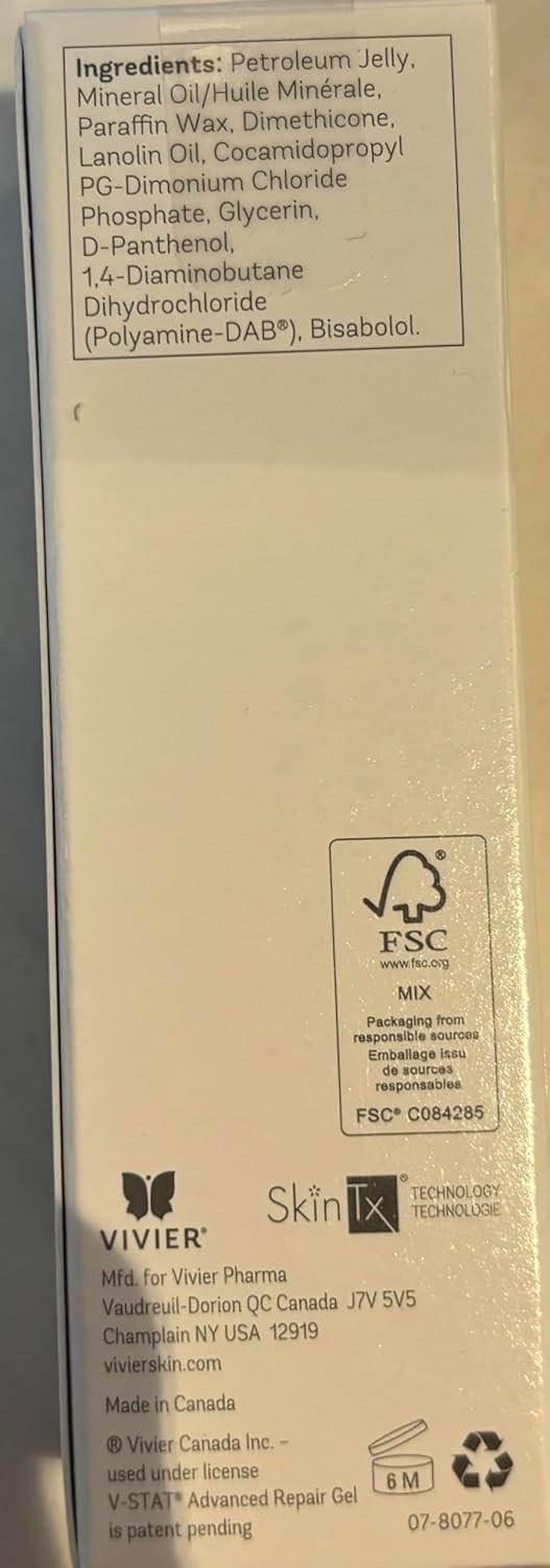 Vivier V-Stat Advanced Repair Gel 0.5Oz