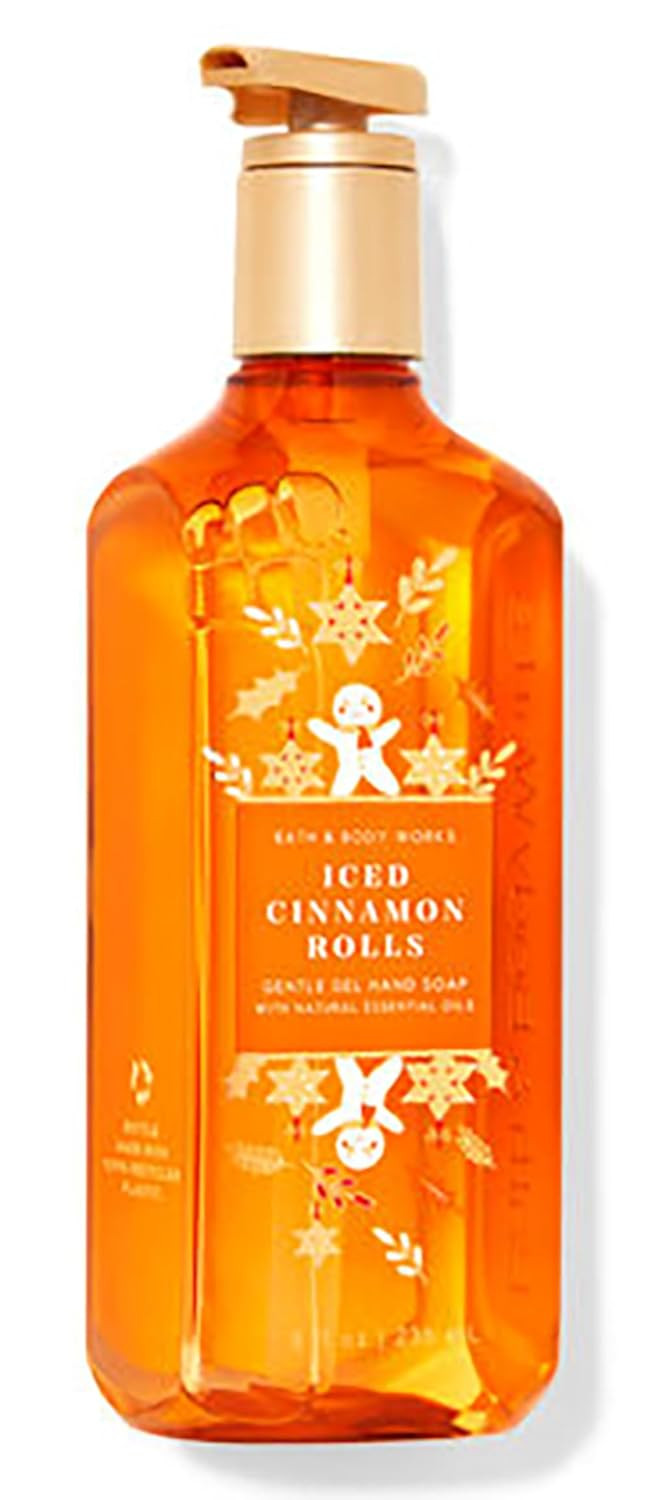 Bath & Body Works Iced Cinnamon Rolls Hand Soap, Cleansing Gel, 8 Fl Oz (Iced Cinnamon Rolls)