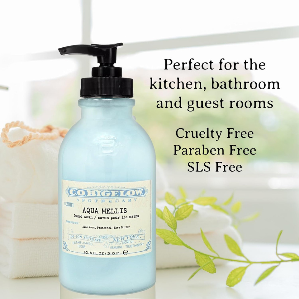 C.O. Bigelow Iconic Collection Aqua Mellis Hand Wash, 10.5 Fl Ozhand Wash