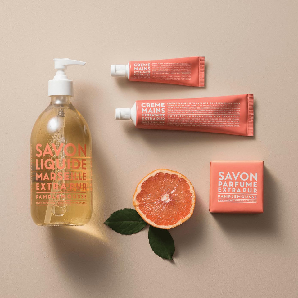 Compagnie De Provence Savon De Marseille Extra Pure Liquid Soap - Pink Grapefruit - 33.8 Fl Oz Plastic Bottle Refill