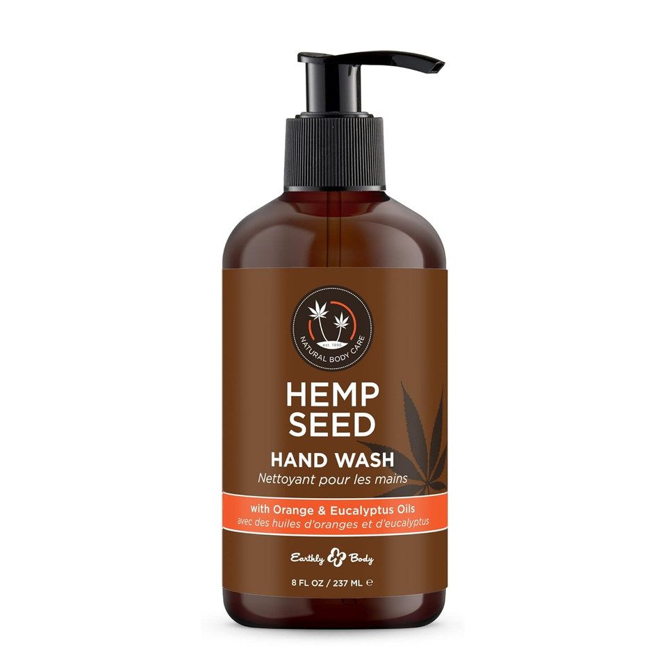 Hemp Seed Hand Wash, Eucalyptus & Tea Scent - 8 Fl Oz - Cleans & Moisturizes Skin - With Hemp Seed Oil, Aloe Vera & Orange Peel Oil - Vegan, Cruelty Free Hemp Seed Hand Wash, Eucalyptus & Tea Scent - 8 Fl Oz - Cleans & Moisturizes Skin - With Hemp Seed Oil, Aloe Vera & Orange Peel Oil - Vegan, Cruelty Free