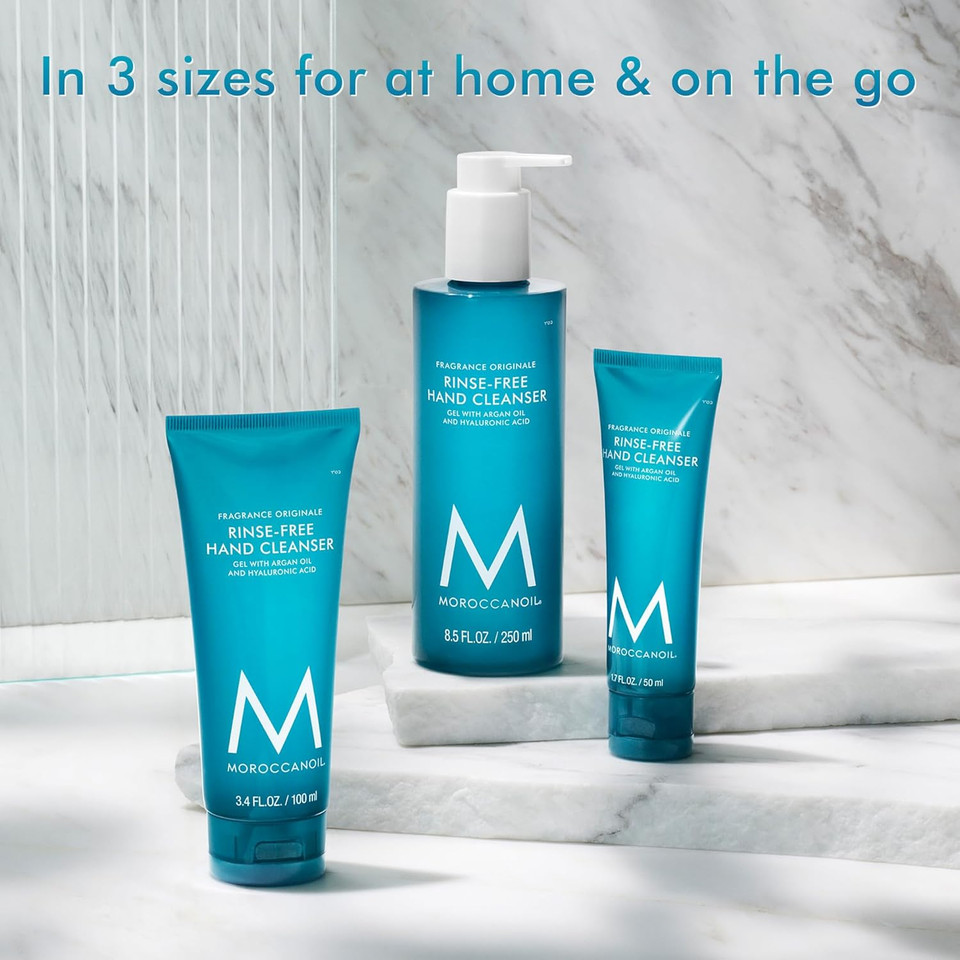 Moroccanoil Rinse-Free Hand Cleanser With Hyaluronic Acid