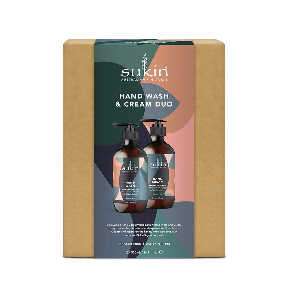 Sukin X Anna Cole Limited Edition Hand Wash & Hand Cream Duo, Set Of 2Pack Of 2