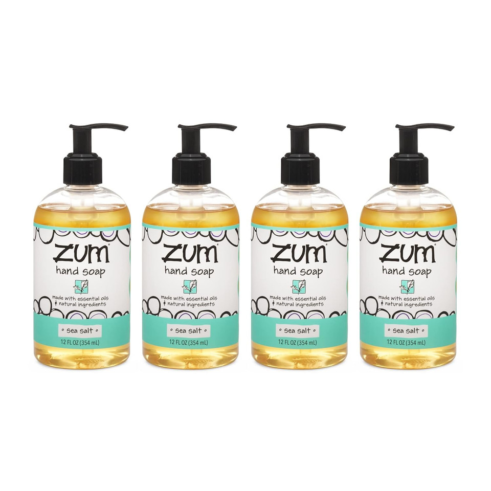 Zum Hand Soap - Sea Salt - 12 Fl Oz (4 Pack)