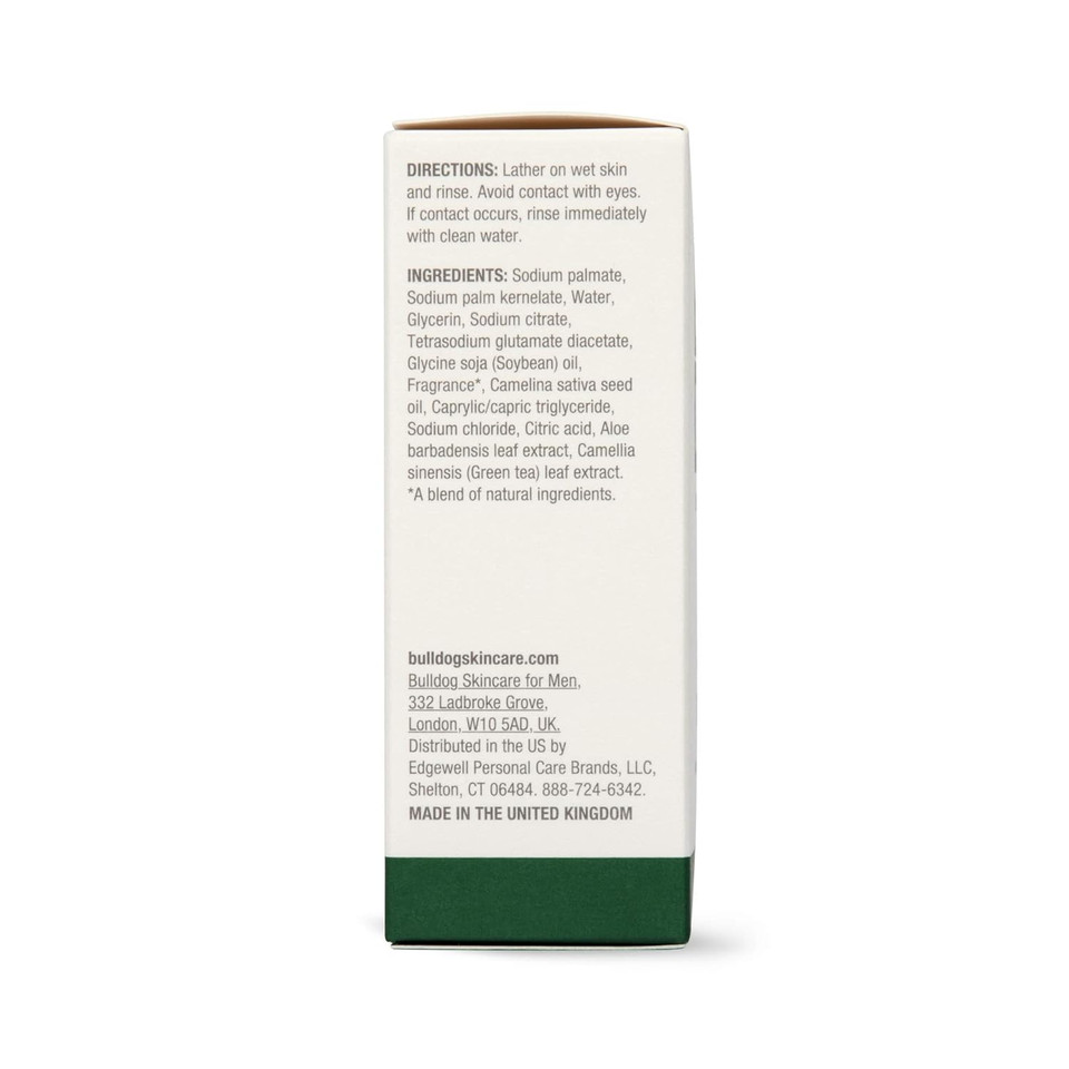 Bulldog Mens Skincare And Grooming Moisturizing Bar Soap, Original, 7 Ounce