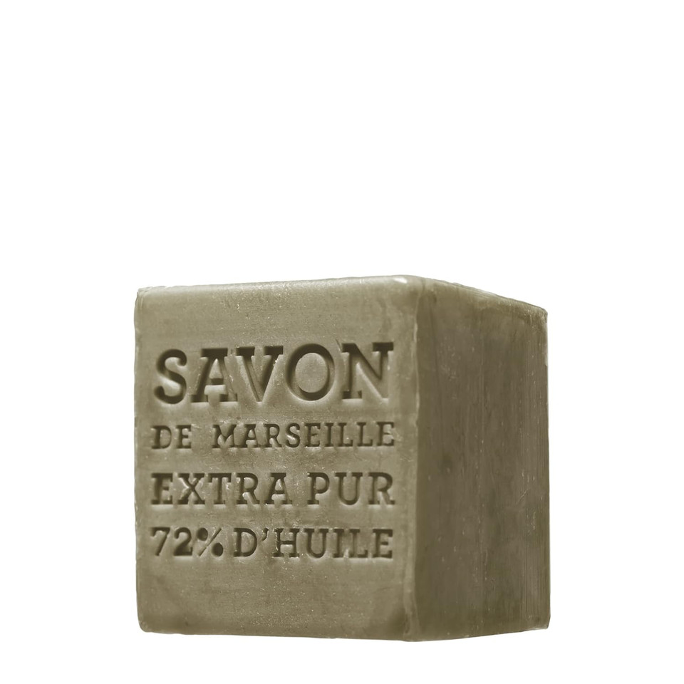 Compagnie De Provence Savon Marseille Olive Soap Cube - 400 Grams - Made In France