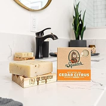 Dr. Squatch Discontinued All Natural Bar Soap For Men With Zero Grit, Cedar Citrus